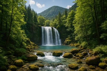 Fototapeta premium Serene water stream