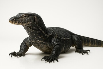 Obraz premium Guide to freshwater monitor lizards