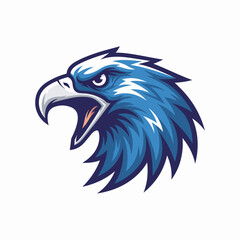 Fototapeta premium Eagle Head Emblem Vector Mascot