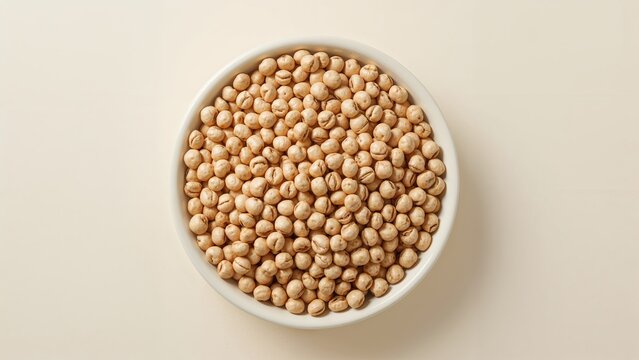 Pale dish containing koro beans