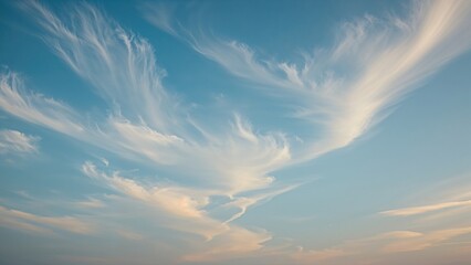 Bright and lively sky featuring clouds as nature's canvas