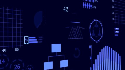 Data Analytics Infographics featuring various Charts and Graphs for better comprehension - Powered by Adobe