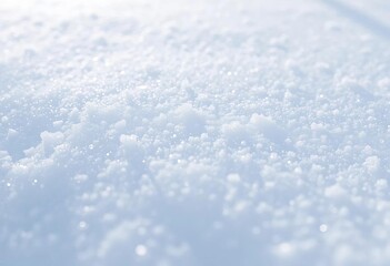 Obraz premium Abstract close-up of a pristine, untouched snow surface with subtle light and shadow variations, background, shadow