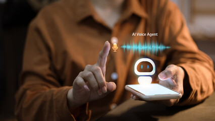 AI Voice Assistant on Smartphone – Artificial Intelligence Voice Recognition Technology