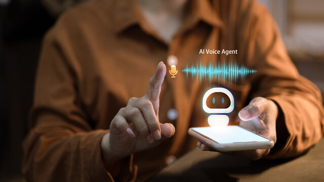 AI Voice Assistant on Smartphone – Artificial Intelligence Voice Recognition Technology