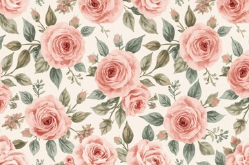 Continuous floral cluster design with a digital backdrop