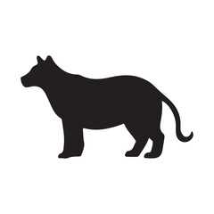 Obraz premium Silhouette of a Dog