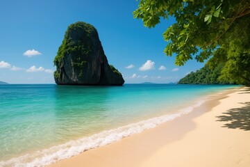Obraz premium A perfect day spent on the island paradise