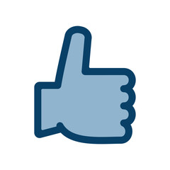 グッドサインのアイコンイラスト