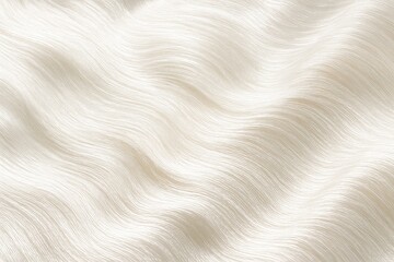 The delicate white silk thread