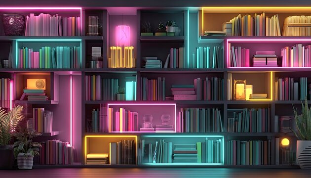 Neon Archives A Retrofuturistic Library