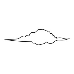 cloud lineart