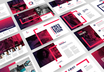 Business Presentation Slide Deck  Template