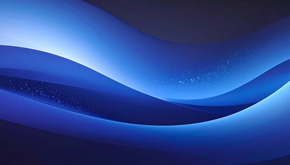 Abstract blue wavy design