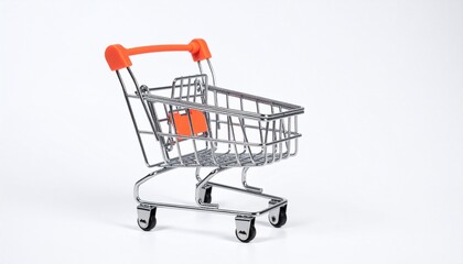Shopping cart . isolated on a white background.