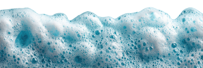 Light blue soapy foam texture