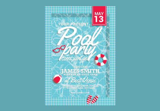 Pool Party Flyer