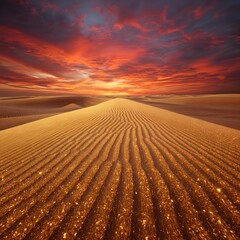 Fototapeta premium sunset in the desert