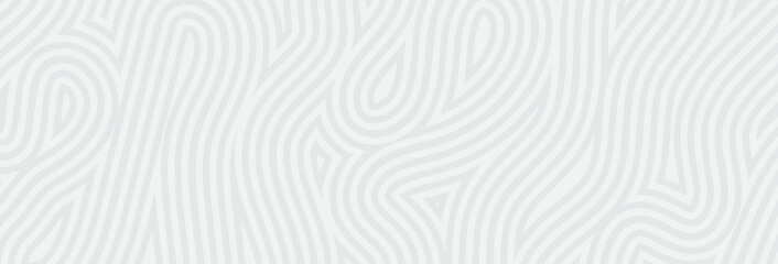 Subtle gray background features abstract patterns with winding curves and elegant flowing lines creating an eye-catching design perfect for modern minimalistic aesthetics