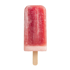 Refreshing fruity popsicle delight on an isolated transparent presentation ideal summer treat