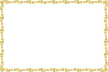 Unique Golden Frame, Photo Frame, Unique Border Frame with White Background, Unique Frame, Amaizing Frame