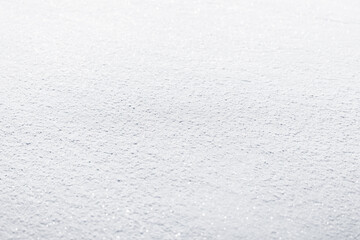 Close-up view of a textured snow surface, natural photo