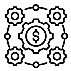 Money Management  Icon Set Multiple Style Collection