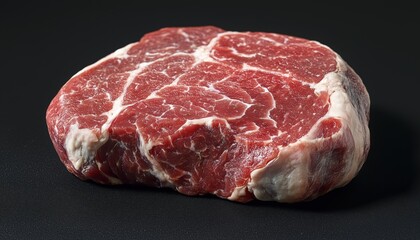 Fresh, Uncooked Animal Flesh. Unprocessed Meat That Has Not Been Cooked, Usually Used As An Ingredient For Various Dishes And Recipes.