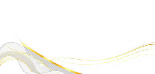 Abstract gold lines on white grey background; paper cut style Luxury, modern design, modern, golden