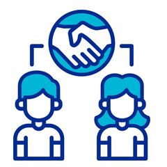 Collaborate  Icon Set Multiple Style Collection