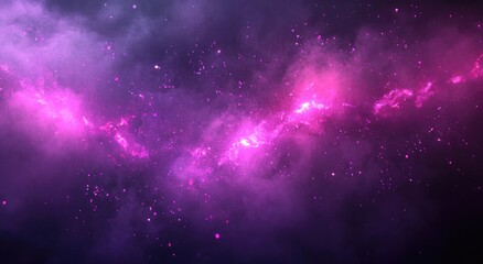 Obraz premium A dark background with purple and pink lights, creating an atmosphere of mystery and mysticism.