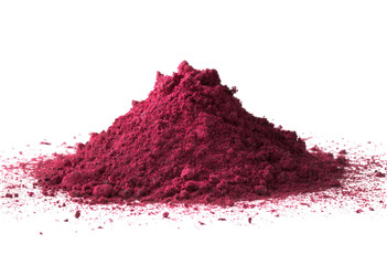 A pile of vibrant, deep pink powder