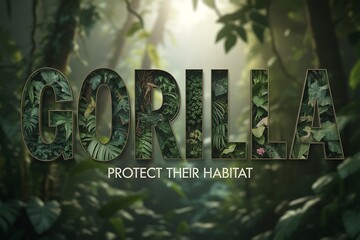 Immerse yourself in lush jungle beauty and protect vital gorilla habitats with this inspiring visual