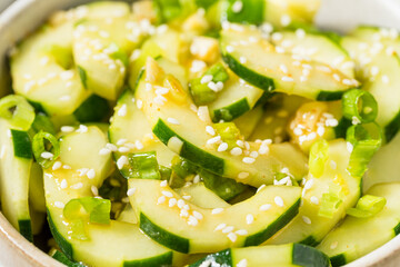 Asian Homemade Spicy Cucumber Salad