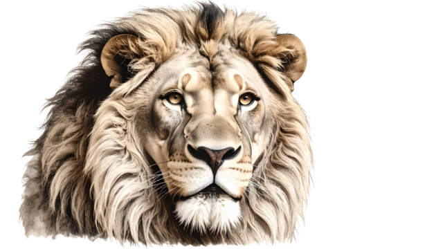 lion head isolated