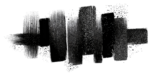 Abstract grayscale brushstrokes (1)