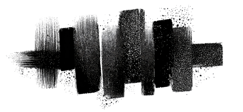 Abstract grayscale brushstrokes (1)