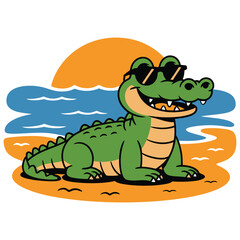 cartoon crocodile cartoon