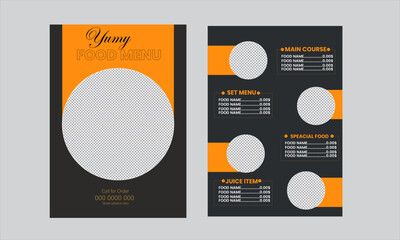 food menu design