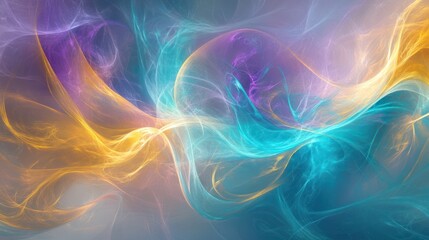 Abstract swirling colors, dynamic energy, futuristic background, artistic design