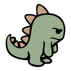 Stegosaurus Angry Mad Dinosaur Evil Sad Dino Frustrated