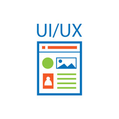 UI/UX Web Layout Vector Illustration