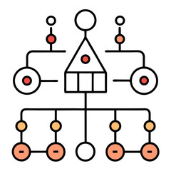 house icon on a metal background