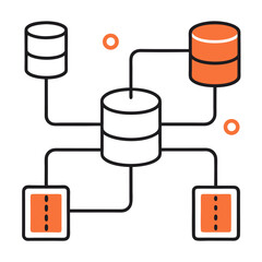 vector illustration of a set of icons for web