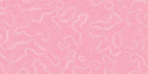 Abstract elevation mapping background with wavy seamless contour patterns