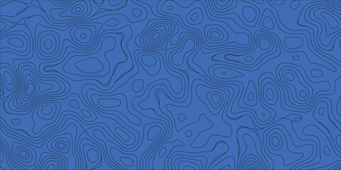 Terrain style contour mapping pattern with organic irregular abstract shapes