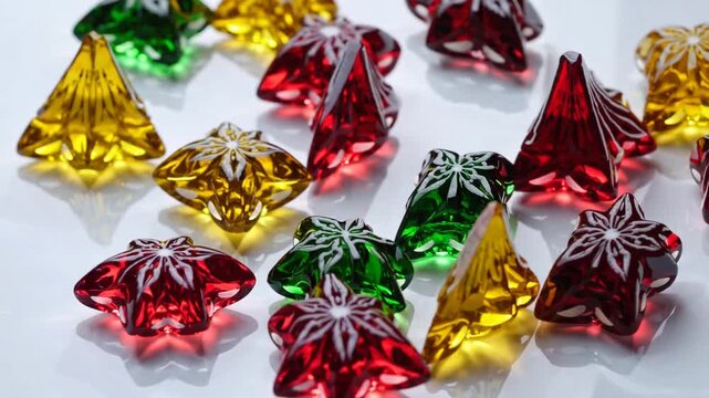 Traditional confectioneries isolated on plain white surface