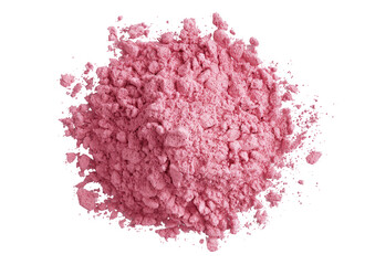 Pink powder pile, textured