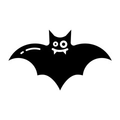 Bat -  flat vector icon