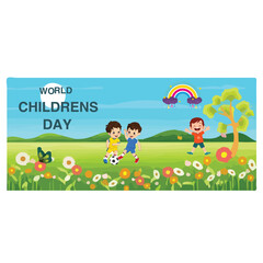 World Children Day promotes child rights protection education equality health and overall well being